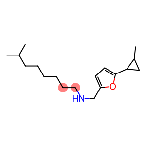 {[5-(2-methylcyclopropyl)furan-2-yl]methyl}(7-methyloctyl)amine