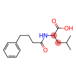 4-methyl-2-(4-phenylbutanamido)pentanoic acid