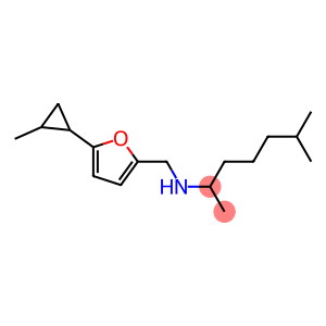 {[5-(2-methylcyclopropyl)furan-2-yl]methyl}(6-methylheptan-2-yl)amine