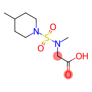 2-{methyl[(4-methylpiperidine-1-)sulfonyl]amino}acetic acid