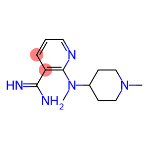 2-[methyl(1-methylpiperidin-4-yl)amino]pyridine-3-carboximidamide