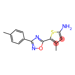 4-methyl-5-[3-(4-methylphenyl)-1,2,4-oxadiazol-5-yl]thiophen-2-amine