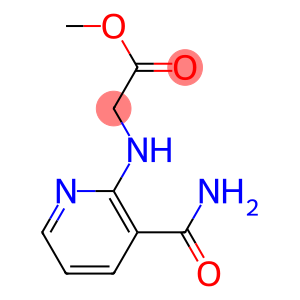 methyl 2-[(3-carbamoylpyridin-2-yl)amino]acetate