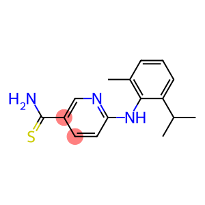 6-{[2-methyl-6-(propan-2-yl)phenyl]amino}pyridine-3-carbothioamide