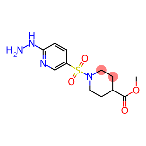 methyl 1-[(6-hydrazinylpyridine-3-)sulfonyl]piperidine-4-carboxylate