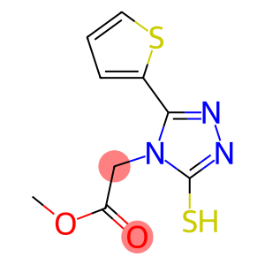 methyl 2-[3-sulfanyl-5-(thiophen-2-yl)-4H-1,2,4-triazol-4-yl]acetate