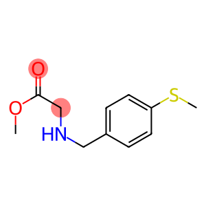 methyl 2-({[4-(methylsulfanyl)phenyl]methyl}amino)acetate