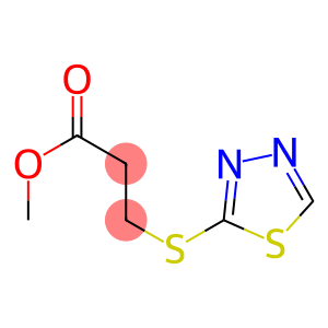 methyl 3-(1,3,4-thiadiazol-2-ylsulfanyl)propanoate