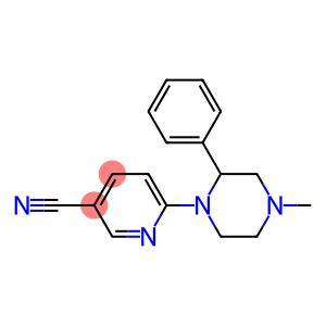 6-(4-methyl-2-phenylpiperazin-1-yl)nicotinonitrile