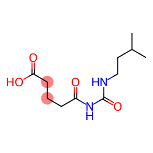 5-{[(3-methylbutyl)carbamoyl]amino}-5-oxopentanoic acid