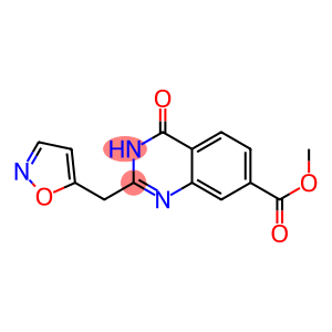 methyl 2-(isoxazol-5-ylmethyl)-4-oxo-3,4-dihydroquinazoline-7-carboxylate