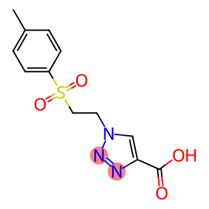 1-{2-[(4-methylbenzene)sulfonyl]ethyl}-1H-1,2,3-triazole-4-carboxylic acid