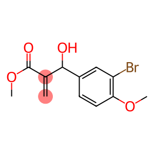 methyl 2-[(3-bromo-4-methoxyphenyl)(hydroxy)methyl]prop-2-enoate