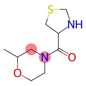 2-methyl-4-(1,3-thiazolidin-4-ylcarbonyl)morpholine