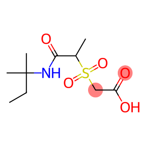 2-({1-[(2-methylbutan-2-yl)carbamoyl]ethane}sulfonyl)acetic acid