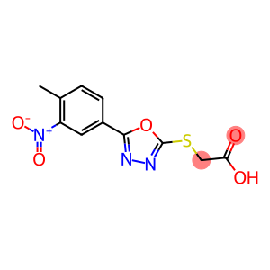 2-{[5-(4-methyl-3-nitrophenyl)-1,3,4-oxadiazol-2-yl]sulfanyl}acetic acid