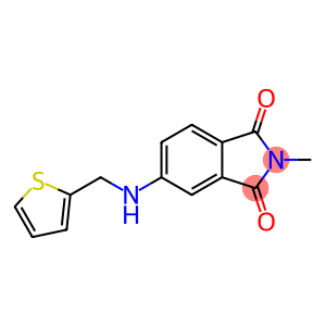 2-methyl-5-[(thiophen-2-ylmethyl)amino]-2,3-dihydro-1H-isoindole-1,3-dione