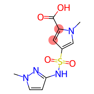 1-methyl-4-{[(1-methyl-1H-pyrazol-3-yl)amino]sulfonyl}-1H-pyrrole-2-carboxylic acid