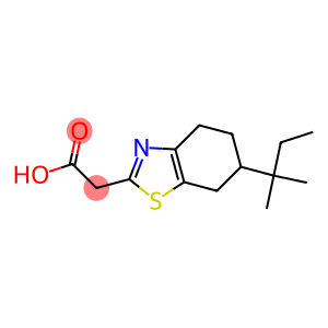 2-[6-(2-methylbutan-2-yl)-4,5,6,7-tetrahydro-1,3-benzothiazol-2-yl]acetic acid