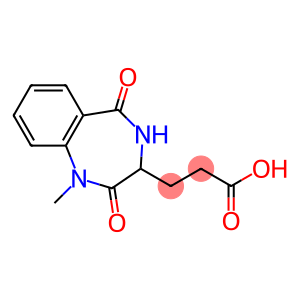 3-(1-methyl-2,5-dioxo-2,3,4,5-tetrahydro-1H-1,4-benzodiazepin-3-yl)propanoic acid