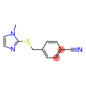 4-{[(1-methyl-1H-imidazol-2-yl)sulfanyl]methyl}benzonitrile