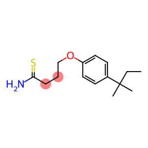 4-[4-(2-methylbutan-2-yl)phenoxy]butanethioamide