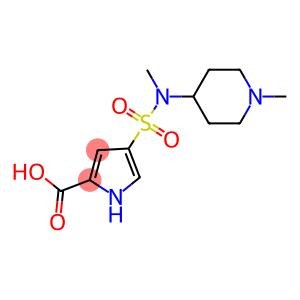 4-[methyl(1-methylpiperidin-4-yl)sulfamoyl]-1H-pyrrole-2-carboxylic acid