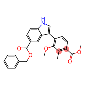 METHYL 4-[5-(BENZYLOXYCARBONYL)INDOL-3-YL]METHYL-3-METHYOXYBENZOATE