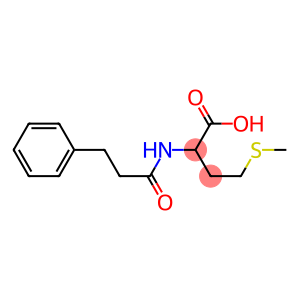 4-(methylthio)-2-[(3-phenylpropanoyl)amino]butanoic acid