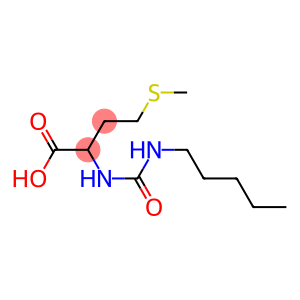 4-(methylsulfanyl)-2-[(pentylcarbamoyl)amino]butanoic acid