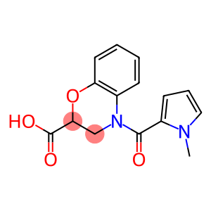 4-[(1-methyl-1H-pyrrol-2-yl)carbonyl]-3,4-dihydro-2H-1,4-benzoxazine-2-carboxylic acid