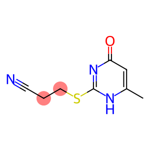 3-[(6-methyl-4-oxo-1,4-dihydropyrimidin-2-yl)sulfanyl]propanenitrile