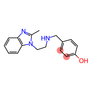 4-({[2-(2-methyl-1H-1,3-benzodiazol-1-yl)ethyl]amino}methyl)phenol