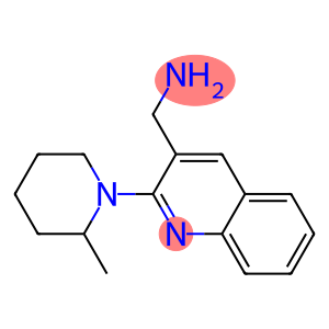 [2-(2-methylpiperidin-1-yl)quinolin-3-yl]methanamine