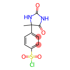 4-(4-methyl-2,5-dioxoimidazolidin-4-yl)benzene-1-sulfonyl chloride