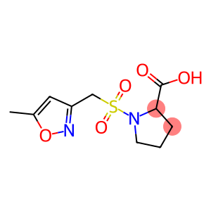 1-{[(5-methyl-1,2-oxazol-3-yl)methane]sulfonyl}pyrrolidine-2-carboxylic acid