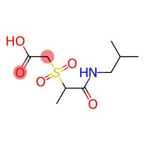 2-({1-[(2-methylpropyl)carbamoyl]ethane}sulfonyl)acetic acid