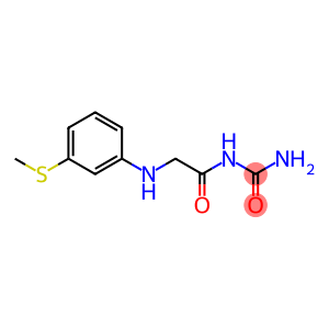 (2-{[3-(methylsulfanyl)phenyl]amino}acetyl)urea