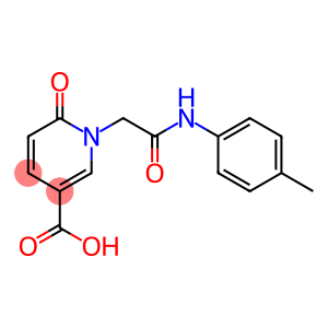 1-{[(4-methylphenyl)carbamoyl]methyl}-6-oxo-1,6-dihydropyridine-3-carboxylic acid