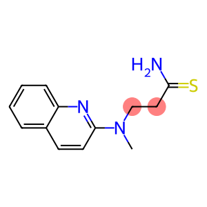 3-[methyl(quinolin-2-yl)amino]propanethioamide