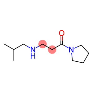 3-[(2-methylpropyl)amino]-1-(pyrrolidin-1-yl)propan-1-one