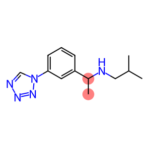 (2-methylpropyl)({1-[3-(1H-1,2,3,4-tetrazol-1-yl)phenyl]ethyl})amine