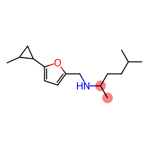 {[5-(2-methylcyclopropyl)furan-2-yl]methyl}(5-methylhexan-2-yl)amine