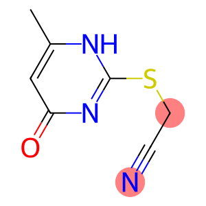 2-[(6-methyl-4-oxo-1,4-dihydropyrimidin-2-yl)sulfanyl]acetonitrile