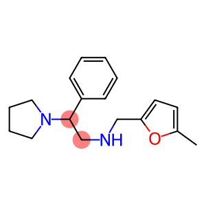 [(5-methylfuran-2-yl)methyl][2-phenyl-2-(pyrrolidin-1-yl)ethyl]amine