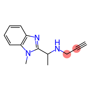 [1-(1-methyl-1H-1,3-benzodiazol-2-yl)ethyl](prop-2-yn-1-yl)amine