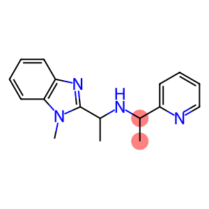 [1-(1-methyl-1H-1,3-benzodiazol-2-yl)ethyl][1-(pyridin-2-yl)ethyl]amine