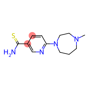 6-(4-methyl-1,4-diazepan-1-yl)pyridine-3-carbothioamide