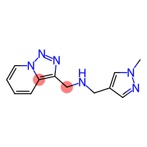 [(1-methyl-1H-pyrazol-4-yl)methyl]({[1,2,4]triazolo[3,4-a]pyridin-3-ylmethyl})amine