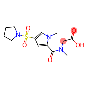 (methyl{[1-methyl-4-(pyrrolidin-1-ylsulfonyl)-1H-pyrrol-2-yl]carbonyl}amino)acetic acid